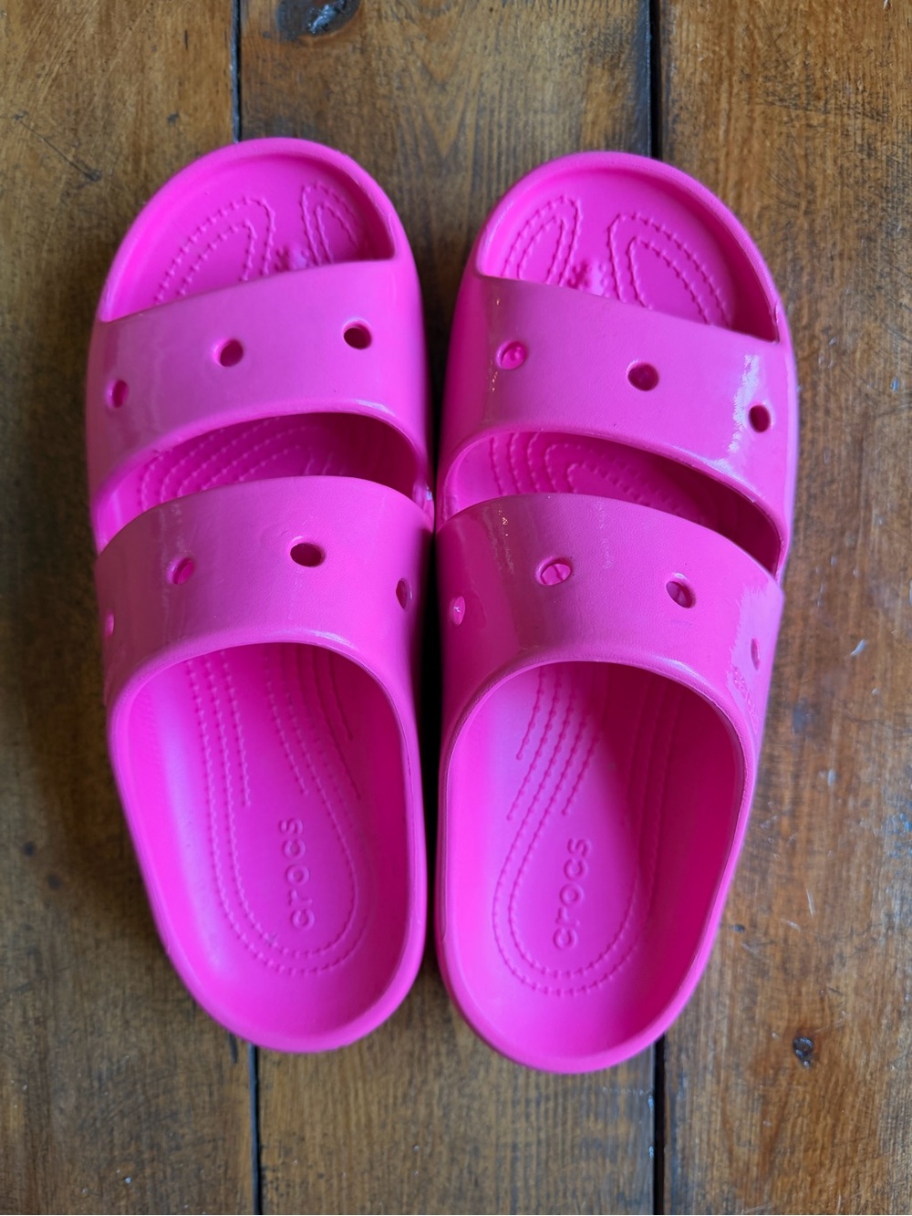 Crocs Classic Two-Strap Sandal | Hot Pink | Women’s 9